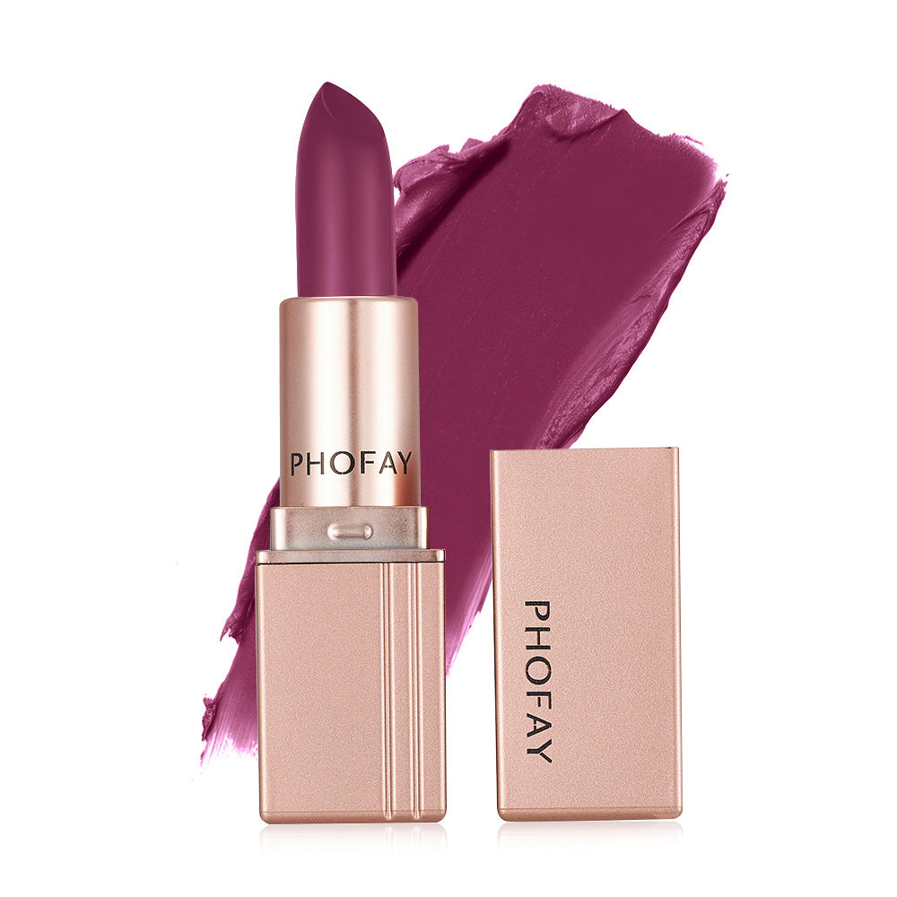 PHOFAY Matte Lipstick – Long Lasting Smooth Color - Lumina