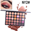 35-Color Eyeshadow Palette – Shimmer & Matte Shades - Lumina