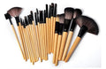 24-Piece Professional Makeup Brush Set with Gift Bag - Lumina