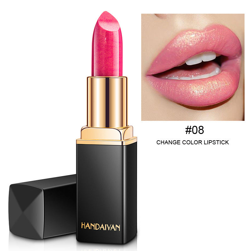 Shiny Metallic Lipstick – Pearlescent Color Changing Gilt - Lumina
