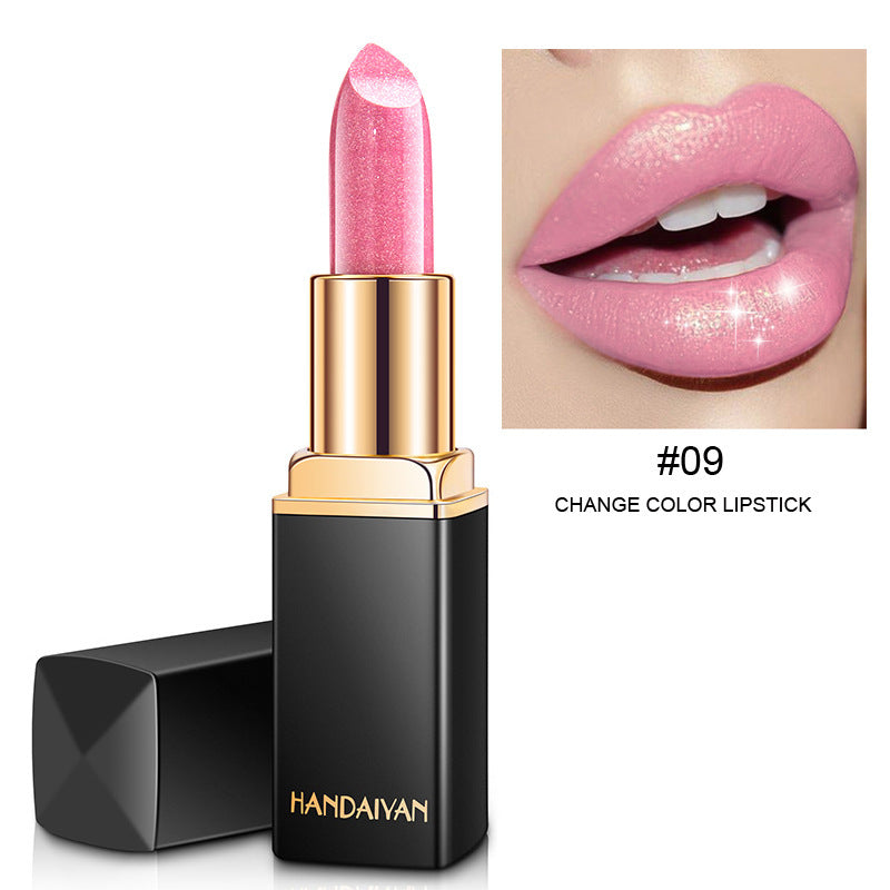Shiny Metallic Lipstick – Pearlescent Color Changing Gilt - Lumina