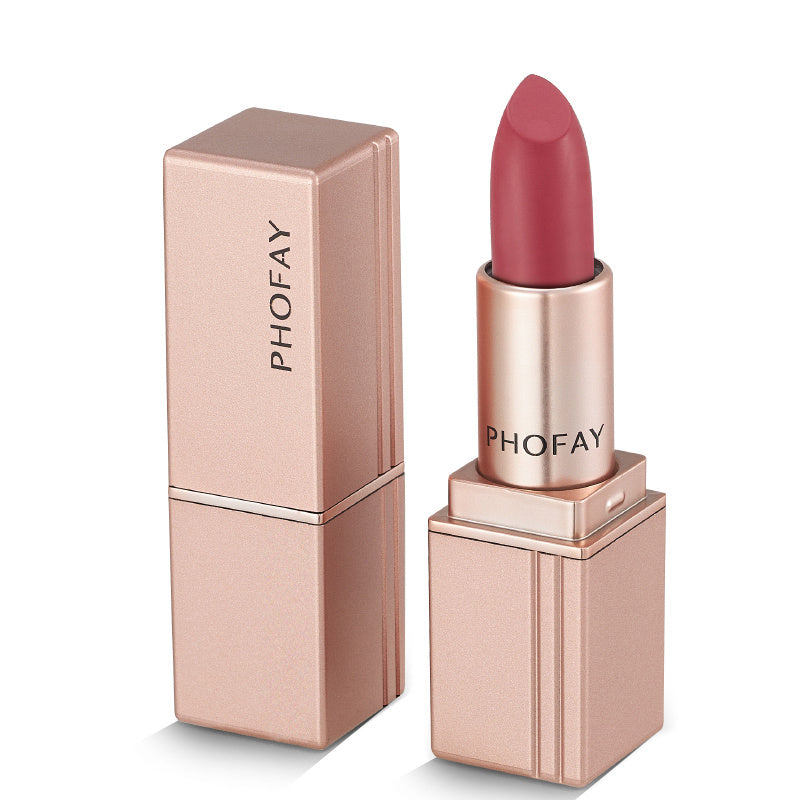 PHOFAY Matte Lipstick – Long Lasting Smooth Color - Lumina