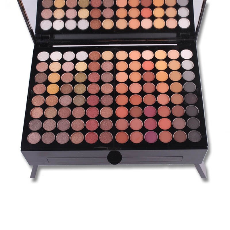 180-Color Eyeshadow & Blush Palette – Piano Shape Box - Lumina