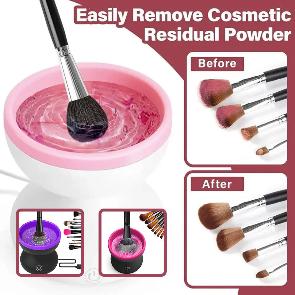 Electric Makeup Brush Cleaner – Portable USB Automatic Tool - Lumina