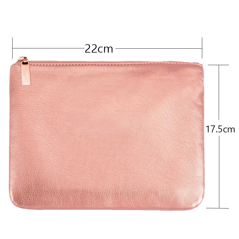 15-Piece Rose Gold Makeup Brush Set with Bag - Lumina