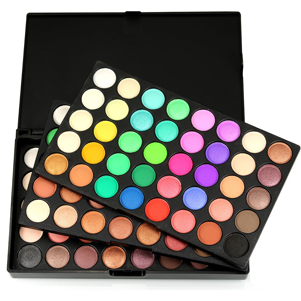 120-Color Professional Eyeshadow Palette – Matte & Shimmer - Lumina