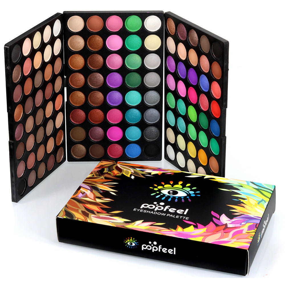 120-Color Professional Eyeshadow Palette – Matte & Shimmer - Lumina
