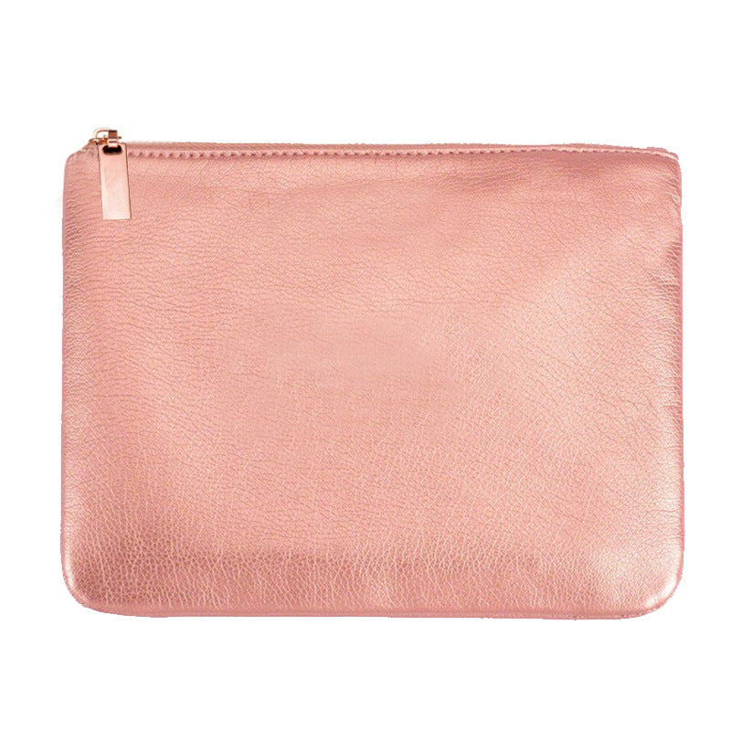 15-Piece Rose Gold Makeup Brush Set with Bag - Lumina