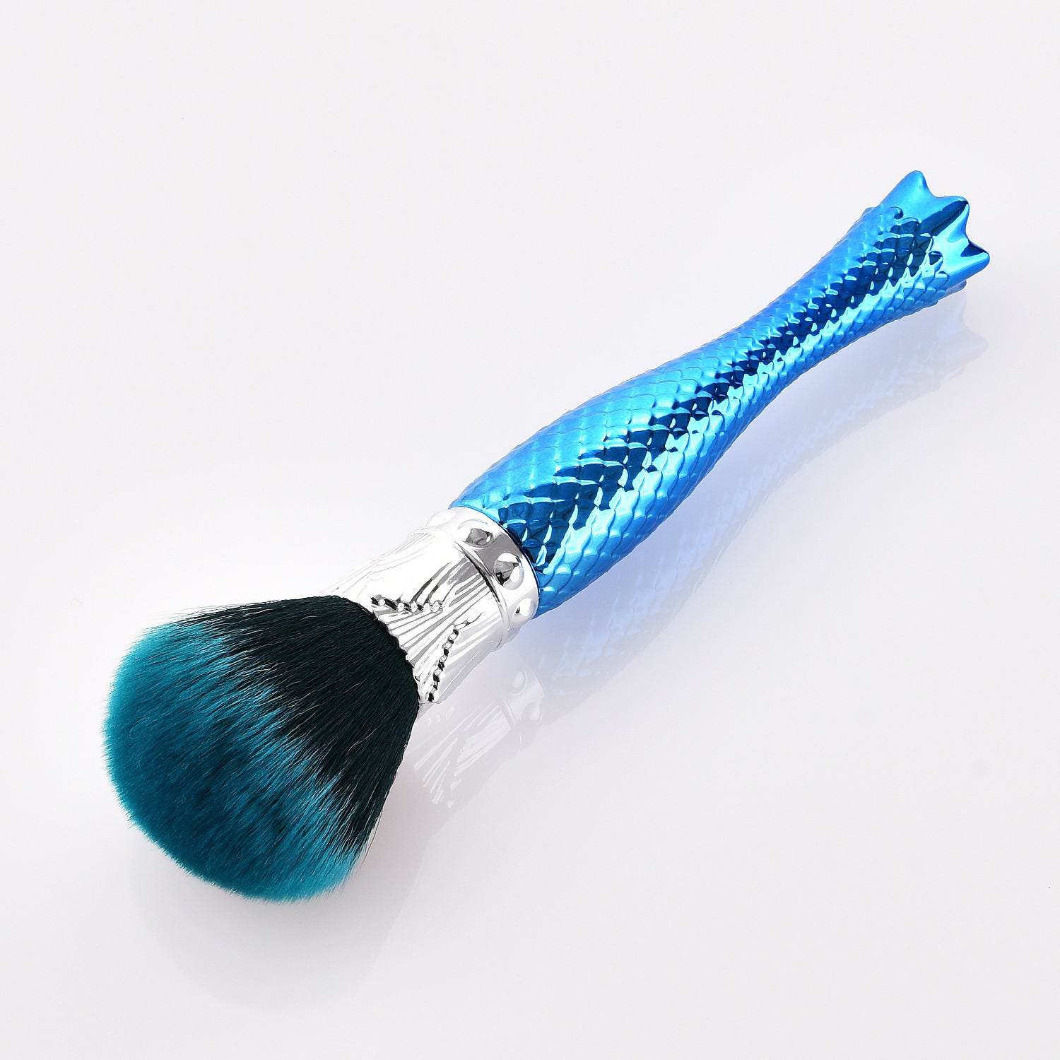 Single Makeup Brush – Professional Blue Cosmetic Tool - Lumina