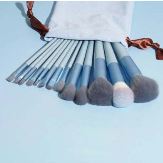 13-Piece Makeup Brush Set – Foundation, Blush & Eyeshadow - Lumina