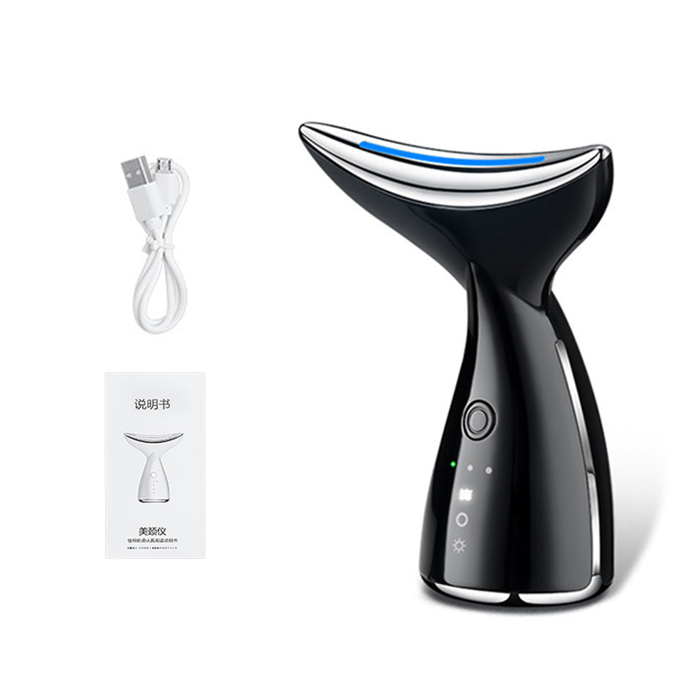 EMS Microcurrent Face & Neck Device – 3-Color LED Photon Therapy - Lumina