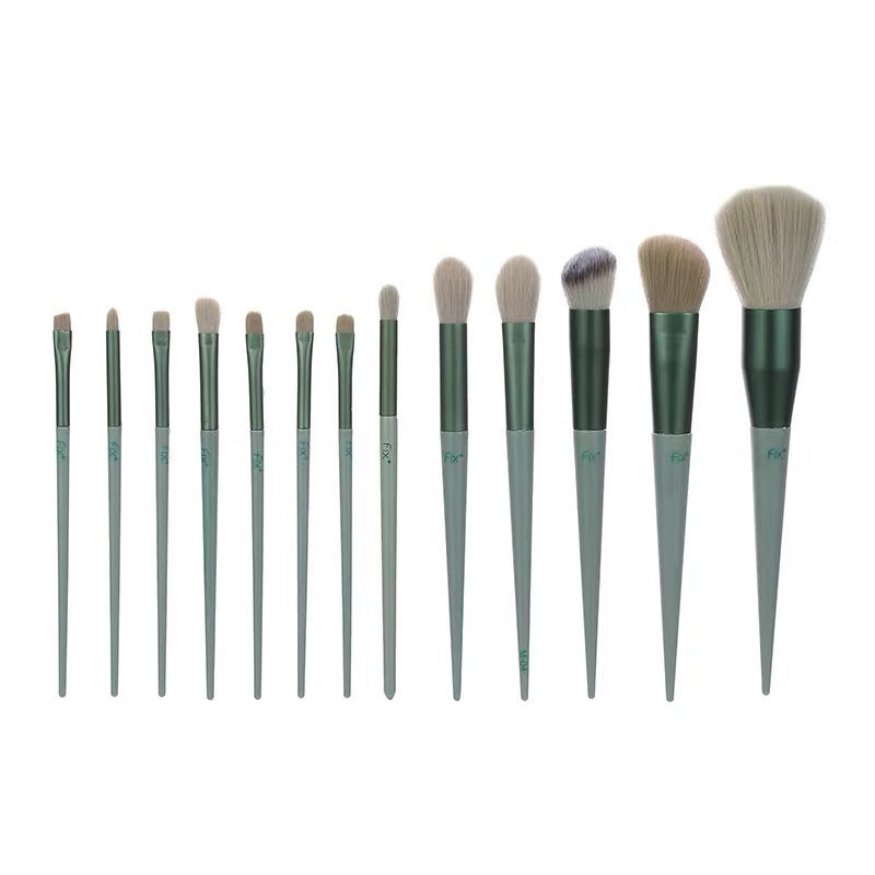13-Piece Makeup Brush Set – Foundation, Blush & Eyeshadow - Lumina