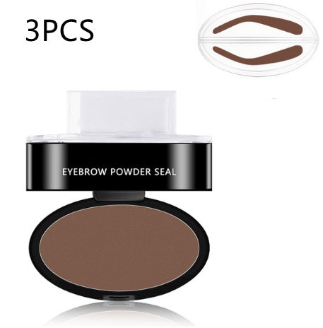 Eyebrow Stamp Stencil Kit – Waterproof Tint & Powder - Lumina