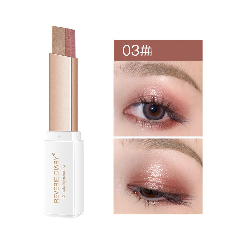 Lazy Eyeshadow Stick – Waterproof Double Color Shimmer Pen - Lumina