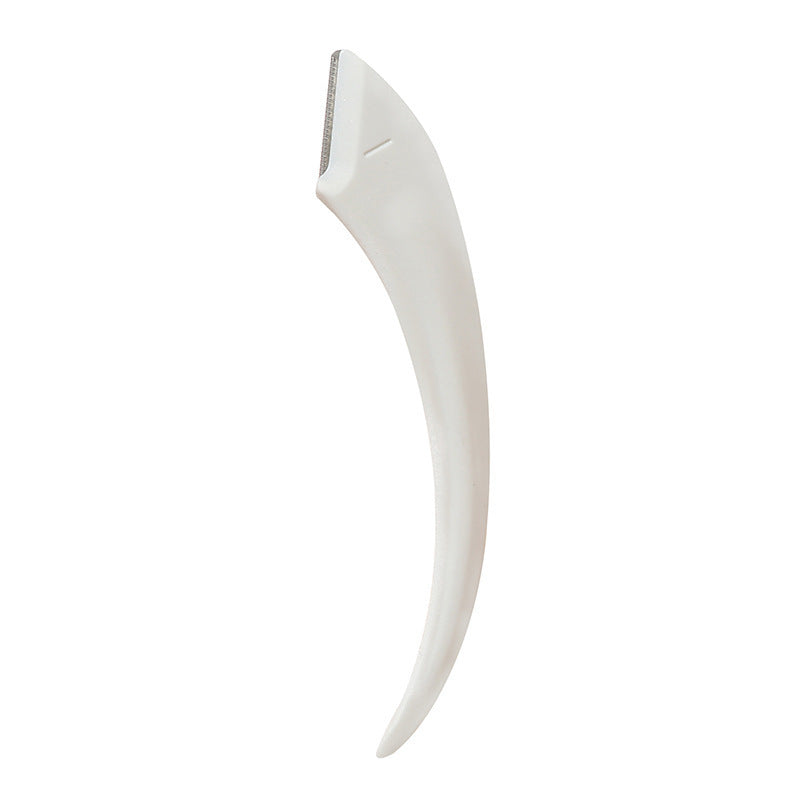 Eyebrow Trimming Knife with Comb – Curved Beauty Tool - Lumina