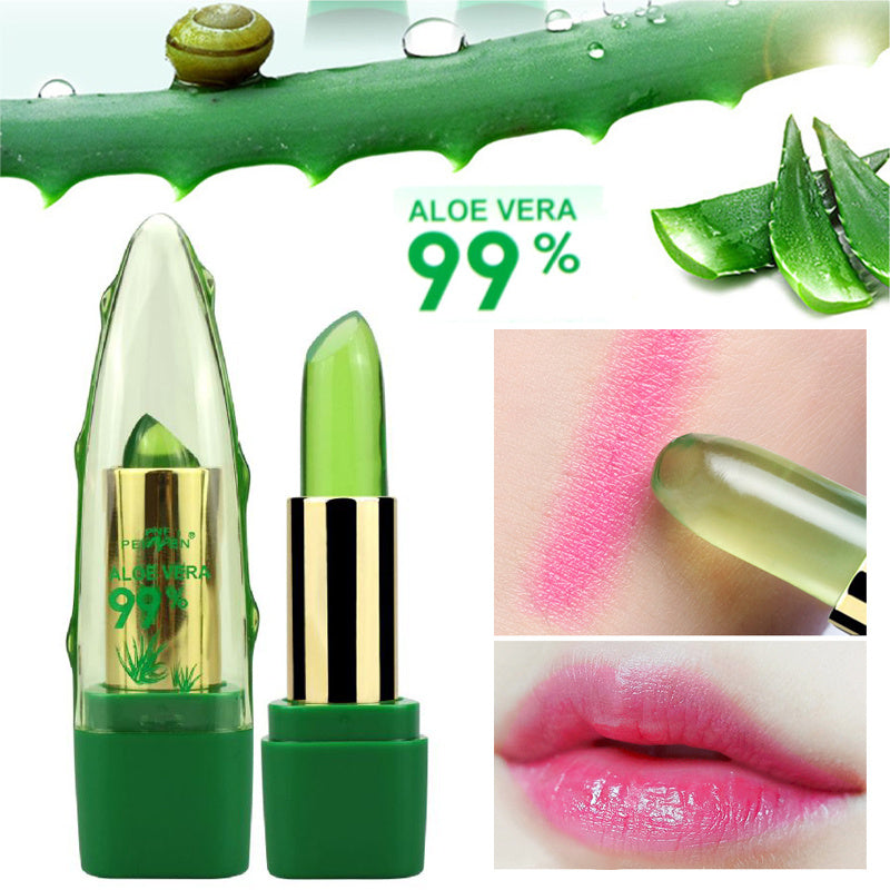 Aloe Vera Color Changing Lipstick – Moisturizing Lip Balm - Lumina