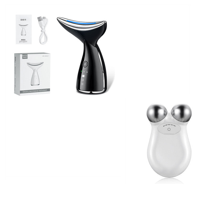 EMS Microcurrent Face & Neck Device – 3-Color LED Photon Therapy - Lumina