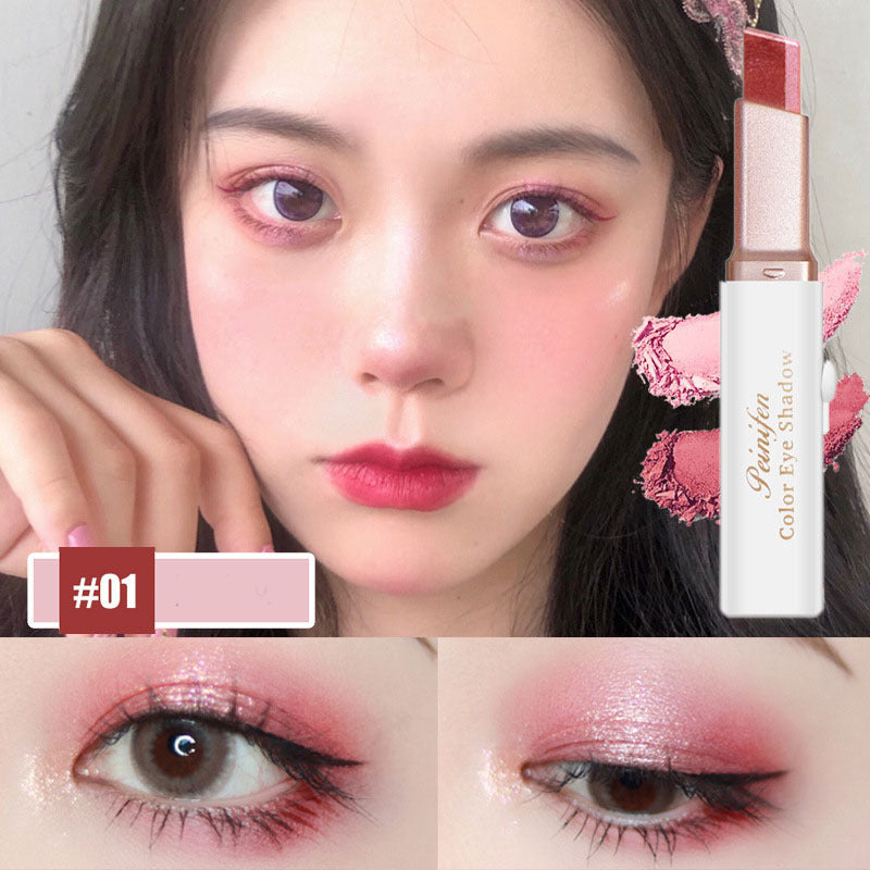 Lazy Eyeshadow Stick – Waterproof Double Color Shimmer Pen - Lumina