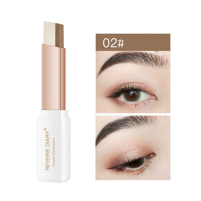 Lazy Eyeshadow Stick – Waterproof Double Color Shimmer Pen - Lumina