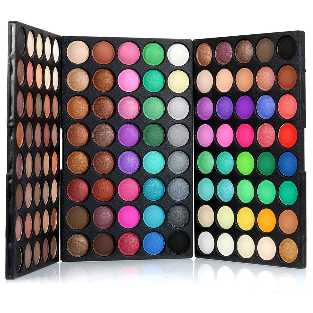 120-Color Professional Eyeshadow Palette – Matte & Shimmer - Lumina