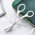 Eyebrow Trimming Knife with Comb – Curved Beauty Tool - Lumina