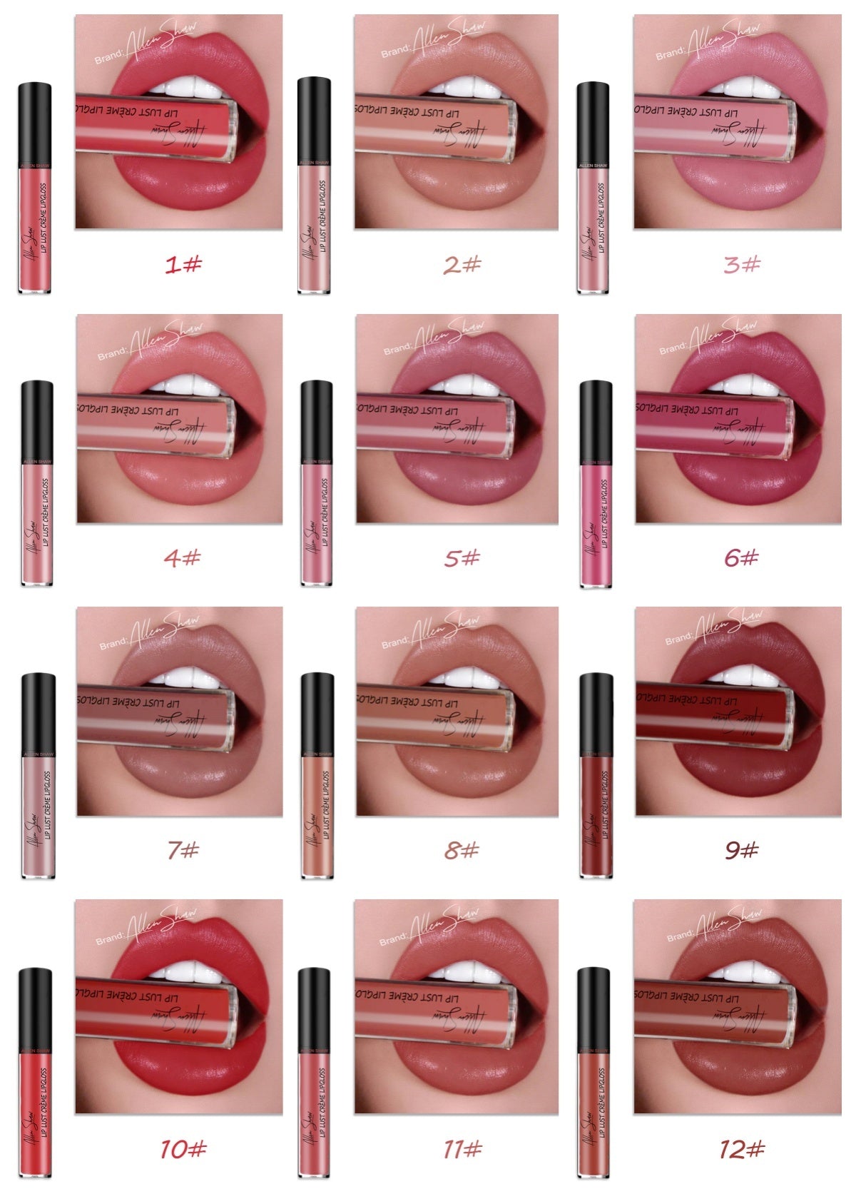 Silky Cream Lip Gloss – Exclusive Cross-Border Lip Glaze - Lumina