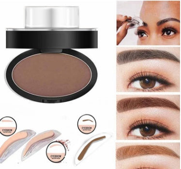 Eyebrow Stamp Stencil Kit – Waterproof Tint & Powder - Lumina