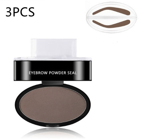 Eyebrow Stamp Stencil Kit – Waterproof Tint & Powder - Lumina