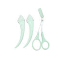 Eyebrow Trimming Knife with Comb – Curved Beauty Tool - Lumina