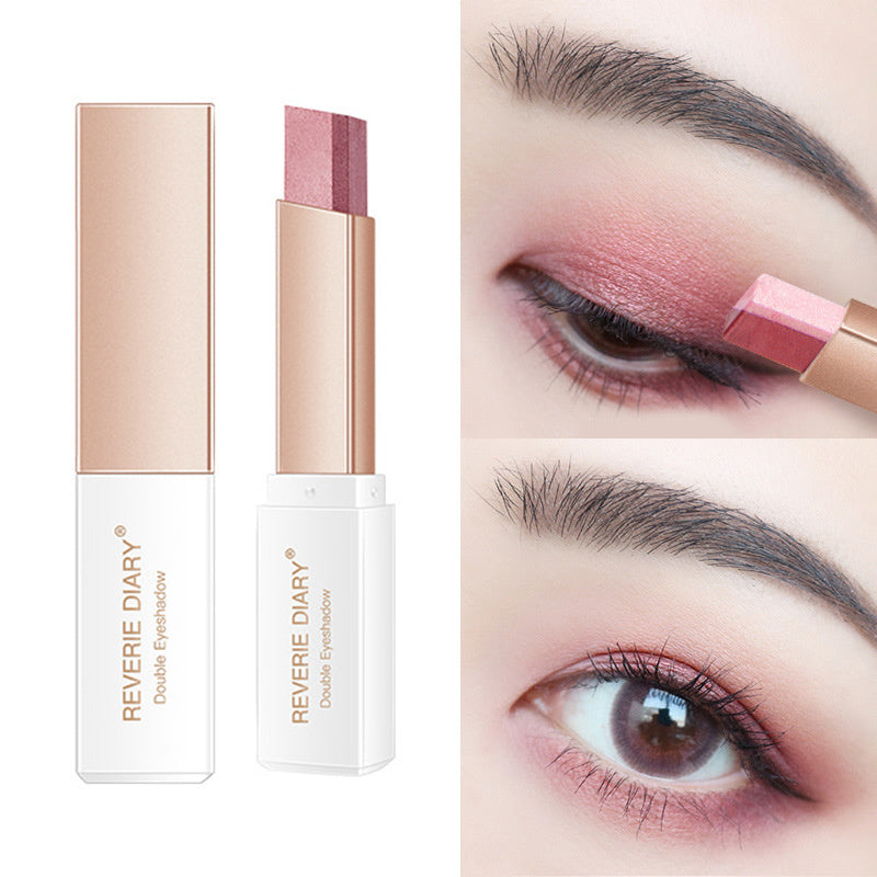 Lazy Eyeshadow Stick – Waterproof Double Color Shimmer Pen - Lumina