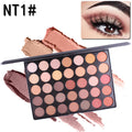 35-Color Eyeshadow Palette – Shimmer & Matte Shades - Lumina