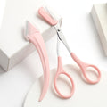 Eyebrow Trimming Knife with Comb – Curved Beauty Tool - Lumina