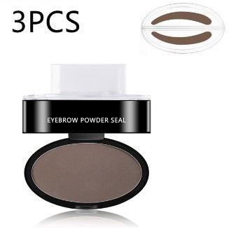 Eyebrow Stamp Stencil Kit – Waterproof Tint & Powder - Lumina