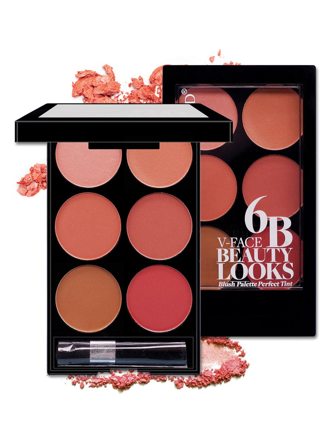 Multi-Color Blush Palette – 6 Shades Face Makeup Kit - Lumina