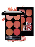 Multi-Color Blush Palette – 6 Shades Face Makeup Kit - Lumina