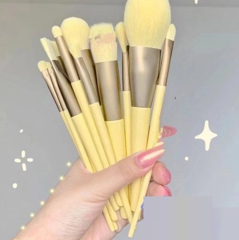 13-Piece Makeup Brush Set – Foundation, Blush & Eyeshadow - Lumina