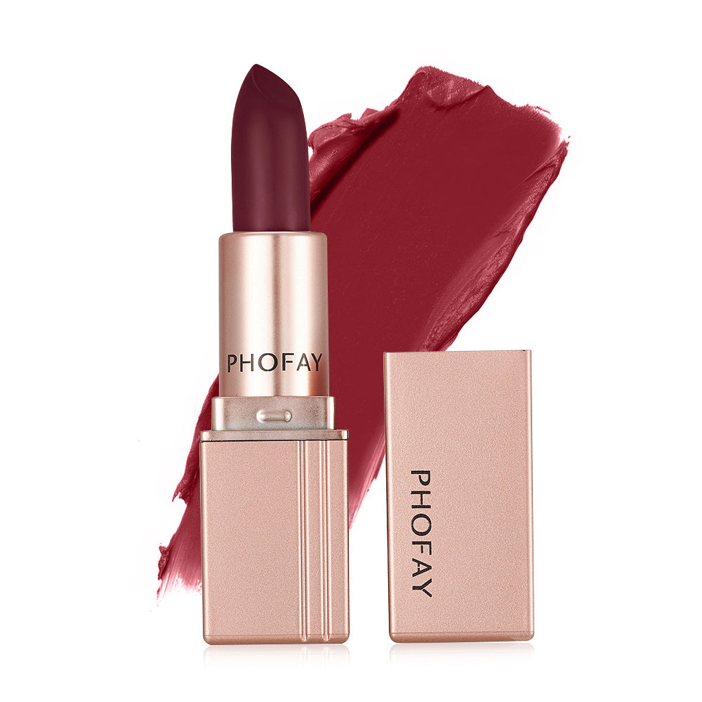 PHOFAY Matte Lipstick – Long Lasting Smooth Color - Lumina