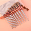 13-Piece Makeup Brush Set – Foundation, Blush & Eyeshadow - Lumina