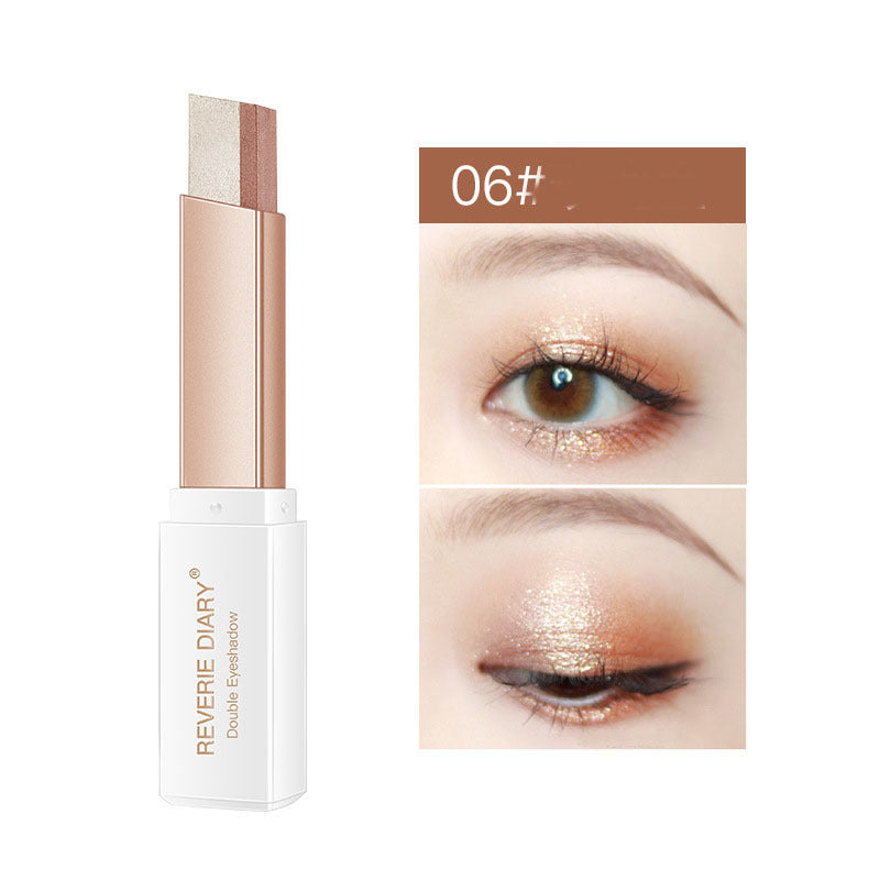 Lazy Eyeshadow Stick – Waterproof Double Color Shimmer Pen - Lumina