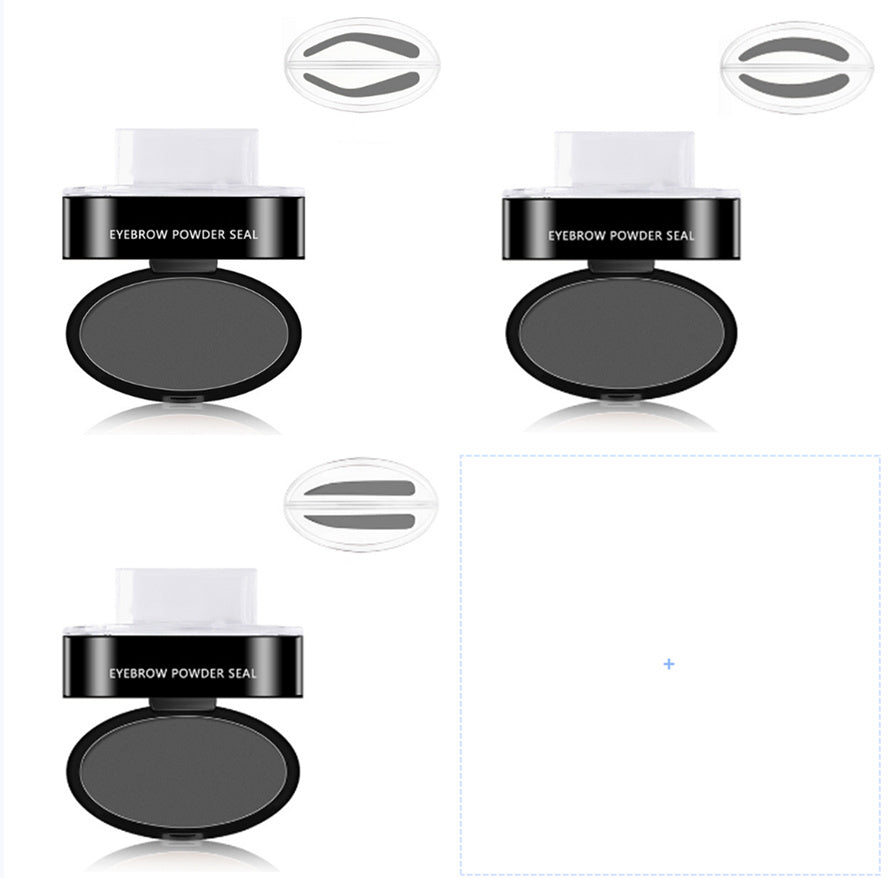 Eyebrow Stamp Stencil Kit – Waterproof Tint & Powder - Lumina