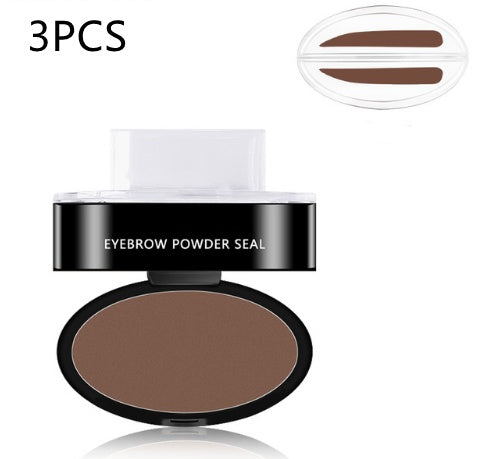 Eyebrow Stamp Stencil Kit – Waterproof Tint & Powder - Lumina
