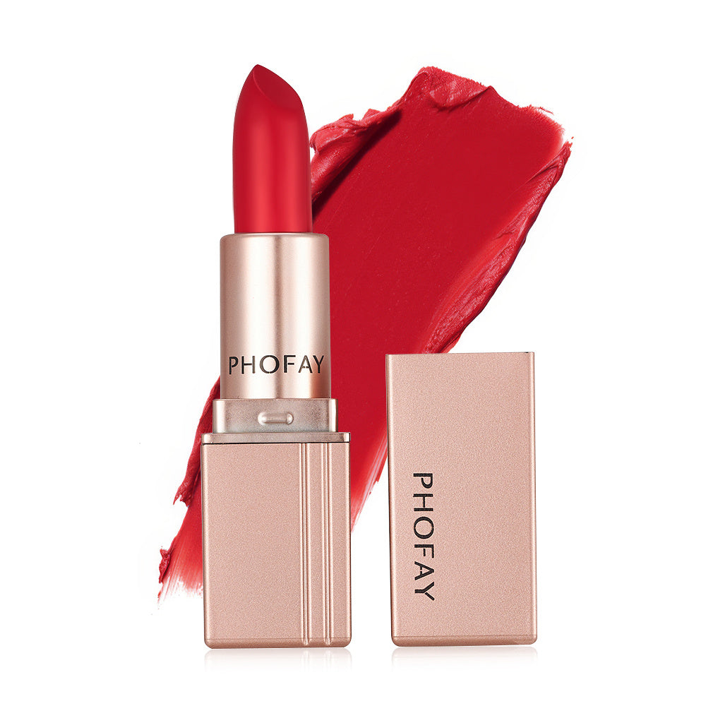 PHOFAY Matte Lipstick – Long Lasting Smooth Color - Lumina
