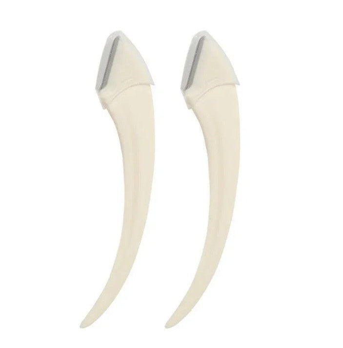 Eyebrow Trimming Knife with Comb – Curved Beauty Tool - Lumina