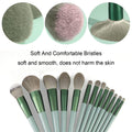 13-Piece Makeup Brush Set – Foundation, Blush & Eyeshadow - Lumina