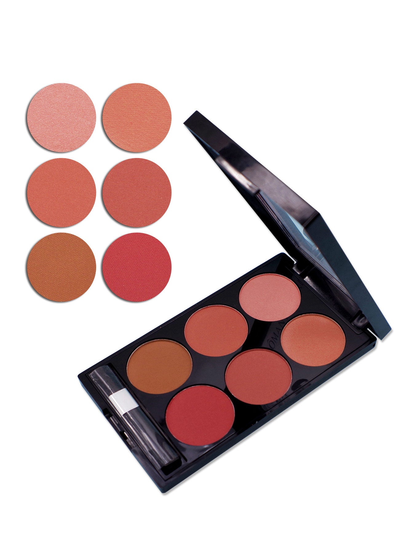 Multi-Color Blush Palette – 6 Shades Face Makeup Kit - Lumina
