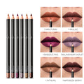 36-Color Lip Liner Set – Waterproof Non-Smudge Nude Shades - Lumina