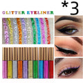 HANDAIYAN Glitter Liquid Eyeliner – 10-Color Metallic Shine - Lumina