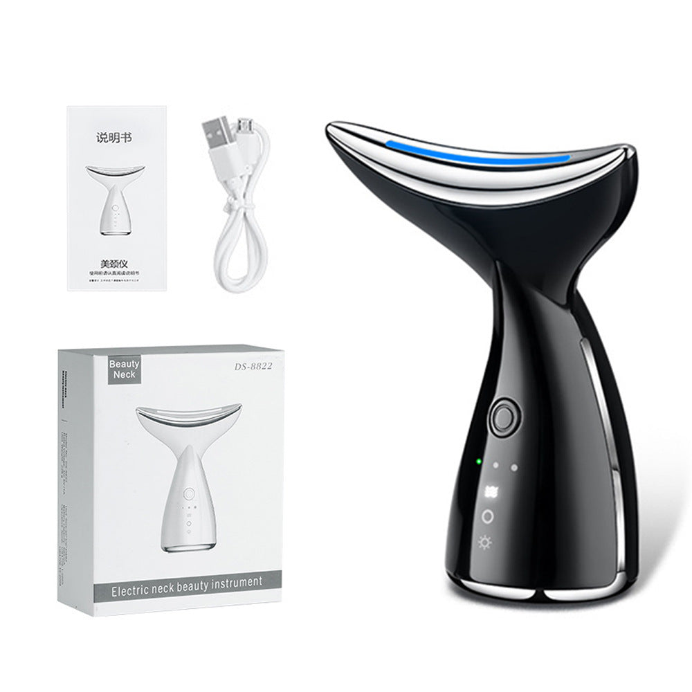 EMS Microcurrent Face & Neck Device – 3-Color LED Photon Therapy - Lumina