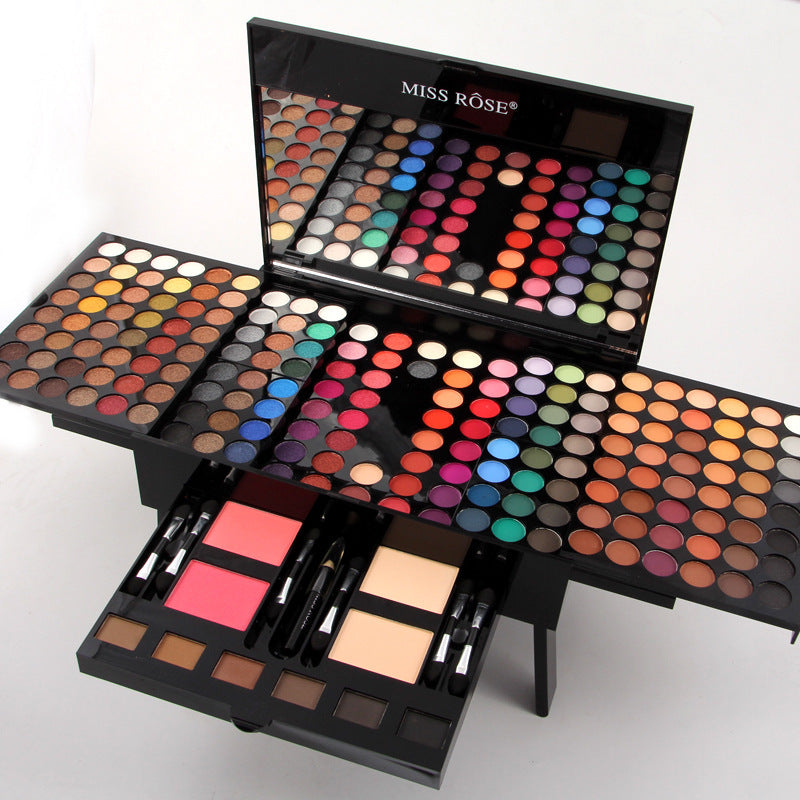 180-Color Eyeshadow & Blush Palette – Piano Shape Box - Lumina