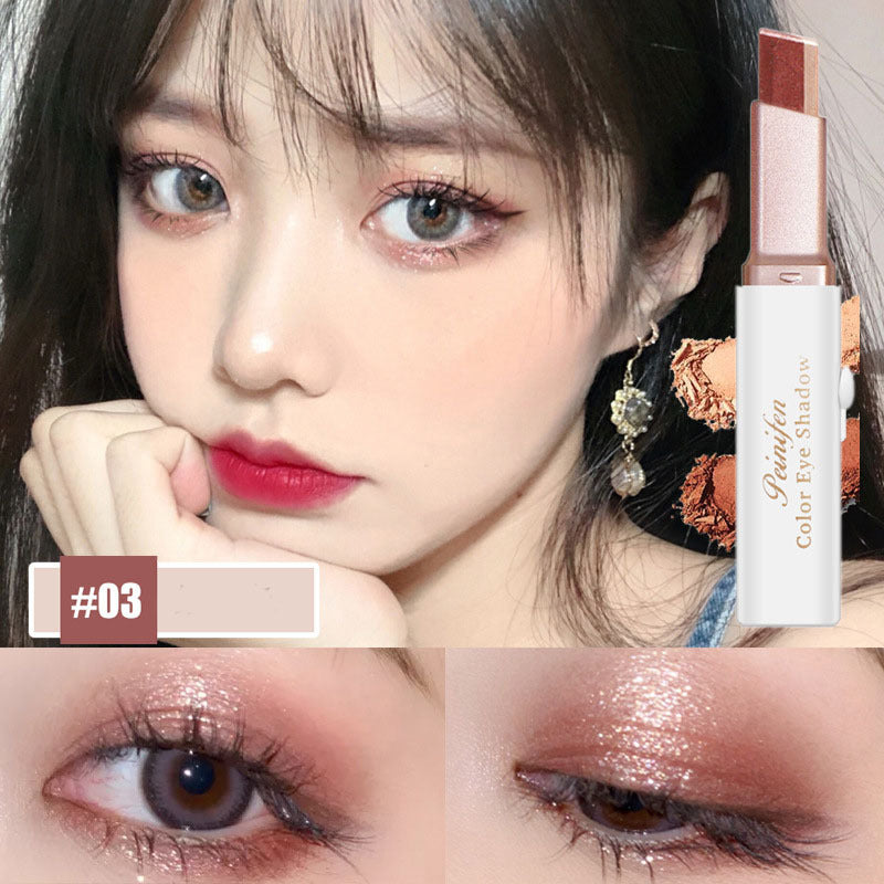 Lazy Eyeshadow Stick – Waterproof Double Color Shimmer Pen - Lumina